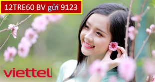 Đăng ký gói cước 12TRE60 Viettel lướt web suốt cả năm