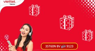 Đăng ký gói cước 3ST60N Viettel có ngay 90 ngày sử dụng
