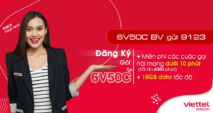 Cách đăng ký gói cước 6V50C Viettel ưu đãi 6 tháng sử dụng
