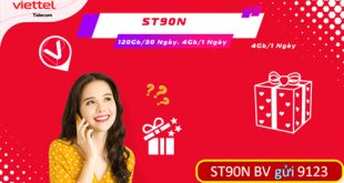 Hướng dẫn đăng ký gói cước ST90N Viettel ưu đãi 4GB mỗi ngày