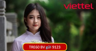 Đăng ký gói cước TRE60 ưu đãi 2GB/ ngày sử dụng liên tục 1 tháng