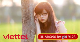 Đăng ký gói cước 3UMAX90 Viettel lướt web thả ga suốt 3 tháng