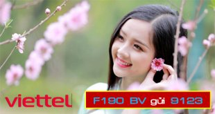 Đăng ký gói cước F190 Viettel có ngay 9GB tốc độ cao sử dụng 30 ngày