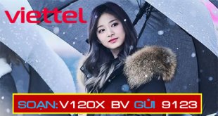 Cách đăng ký gói cước V120X Viettel nhận combo Data và Thoại