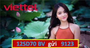 Đăng ký gói cước 12SD70 Viettel siêu tiết kiệm lướt net thả ga suốt cả năm