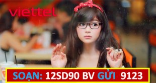 Cách đăng ký gói cước 12SD90 Viettel ưu đãi 1.5GB/ngày sử dụng trong 1 năm