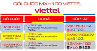 Tham gia gói cước MXH100 Viettel ưu đãi 30GB- free Tiktok, YouTube, Facebook suốt 1 tháng