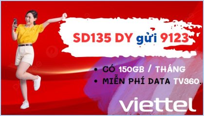 Cách đăng ký gói cước 135k Viettel đang được ưu đãi khủng