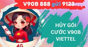 Hướng dẫn hủy gói cước V90B Viettel cực kỳ đơn giản qua SMS