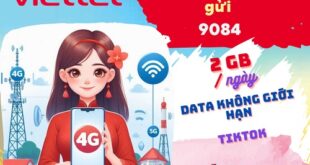 Đăng ký gói 6V120C Viettel: Có 60GB, gọi thả ga, miễn phí dùng TikTok