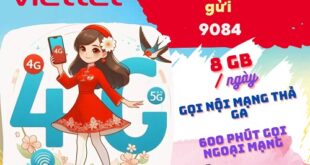 Gói cước 6V200B Viettel - Có 8GB DATA mỗi ngày, gọi thả ga, dùng 6 tháng