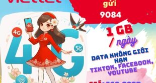 Gói cước 3MXH120 Viettel: Ưu đãi 30GB, truy cập thả ga Tiktok, Youtube, Facebook