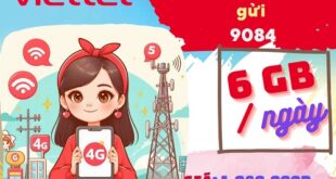 Đăng ký gói 6V180B Viettel: Ưu đãi 6GB mỗi ngày, gọi thả ga, dùng 6 tháng