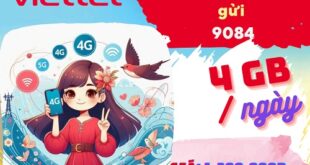 Gói cước 6V200C Viettel: 4GB DATA mỗi ngày, gọi thả ga, dùng 6 tháng