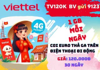Các gói cước xem bóng đá EURO của nhà mạng Viettel
