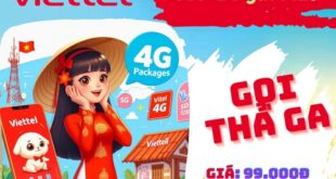 Gói cước V99 Viettel: Ưu đãi 1.500 phút nội mạng, 30 phút ngoại mạng, dùng 30 ngày