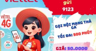 Gói cước MP50X Viettel: Ưu đãi gọi nội mạng dưới 10 phút, dùng 30 ngày