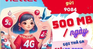 Gói cước V70C Viettel: Ưu đãi 15GB, gọi nội mạng thả ga