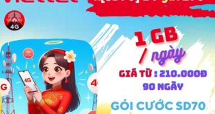 Gói cước SD70 Viettel chu kỳ dài - Giải pháp data tốc độ cao, giá rẻ