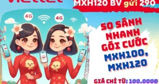 So sánh chi tiết gói cước MXH100 và MXH120 Viettel: Nên chọn gói nào?