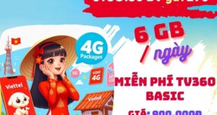 Đăng ký gói cước 6T5G150 Viettel nhận 6GB data mỗi ngày, suốt nửa năm