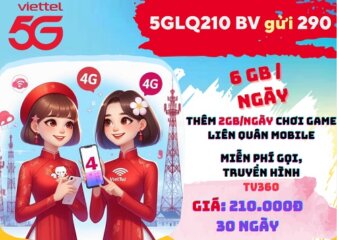 Gói cước 5GLQ210 Viettel: Có ngay tới 8GB mỗi ngày, chơi game liên quân tốc độ 5G