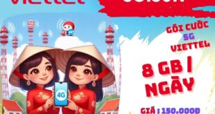 Đăng ký gói cước 5G150N Viettel nhận ưu đãi 8GB data mỗi ngày, miễn phí Basic TV360