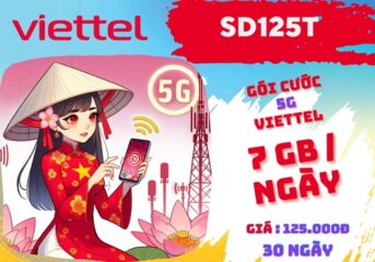 Cách đăng ký gói cước 3SD125T Vietttel có ngay 10GB mỗi ngày dùng 3 tháng