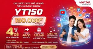 Gói Cước YT150 Viettel Là Gì? Hướng Dẫn Đăng Ký Và Sử Dụng Chi Tiết 2026