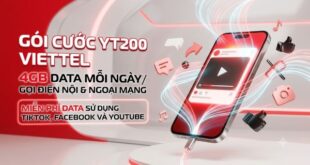 Gói cước YT200 Viettel: Ưu đãi 4GB mỗi ngày + Kèm theo Youtube Premium